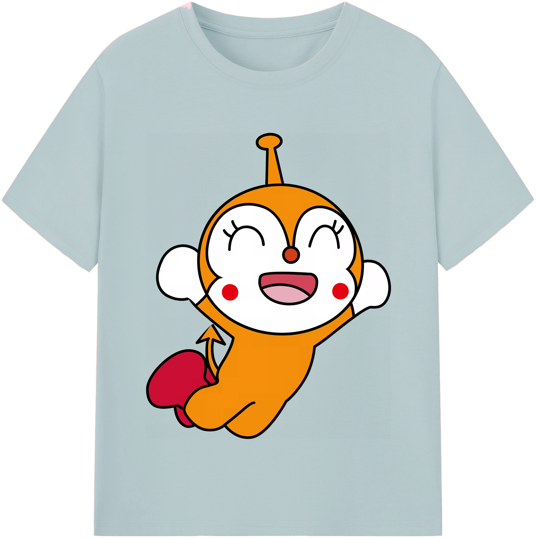 （画像用） アンパンマン Anpanman 綿100％半袖Tシャツ（フロントプリント）